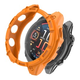 MYSNBKN Protector Cases Compatible with Garmin Fenix 8 47MM Case Cover Soft TPU Bumper Rugged Shock Proof Protective Shell for Garmin Fenix 8 47MM Watch Case