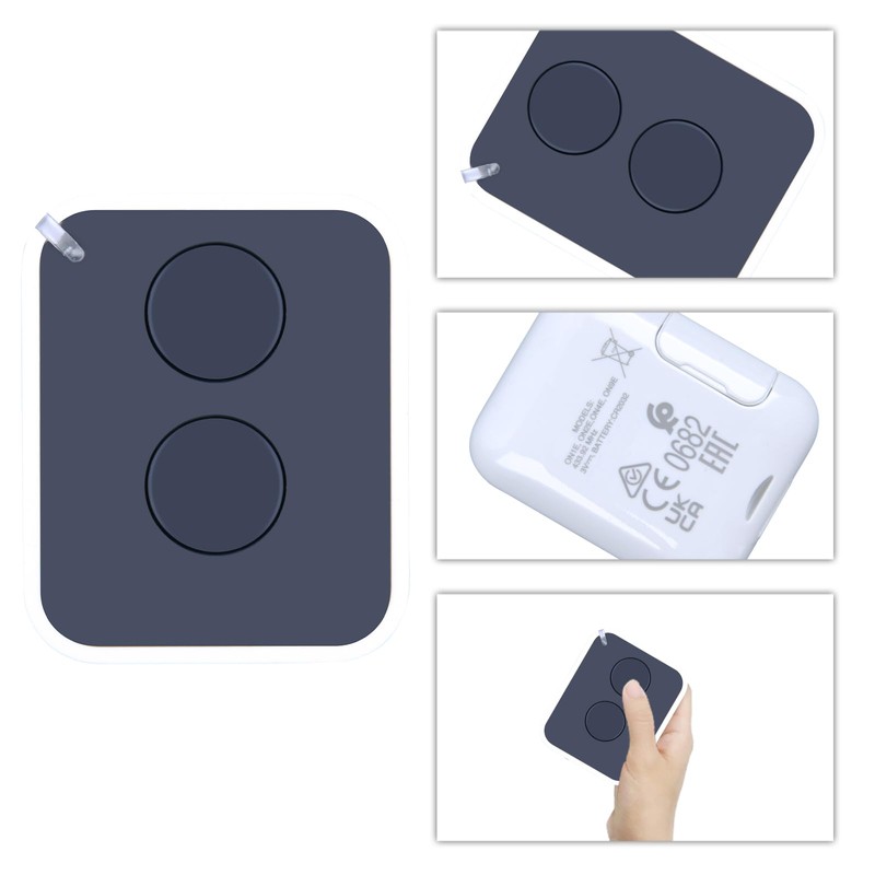 RETROSUN Garage Gate Opener Remote Control, 2 Button Transmitter Garage