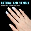 TOMICCA Nail Tips, 360 Pieces, Full Cover Soft Gel Tips,