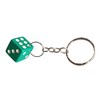 Komonee Green Dice Key Chain Novelty Keyring Casino Playing Game