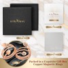 Auramag Copper Rings for Women,Lymphatic Drainage Magnetic Rings with 3500