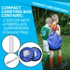 2 Pack Soccer Goals for Backyard, Portable Soccer Goal, Collapsible