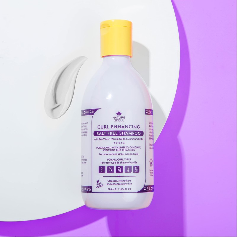 Curl Enhancing Shampoo by Nature Spell 300ml for Curly Hair