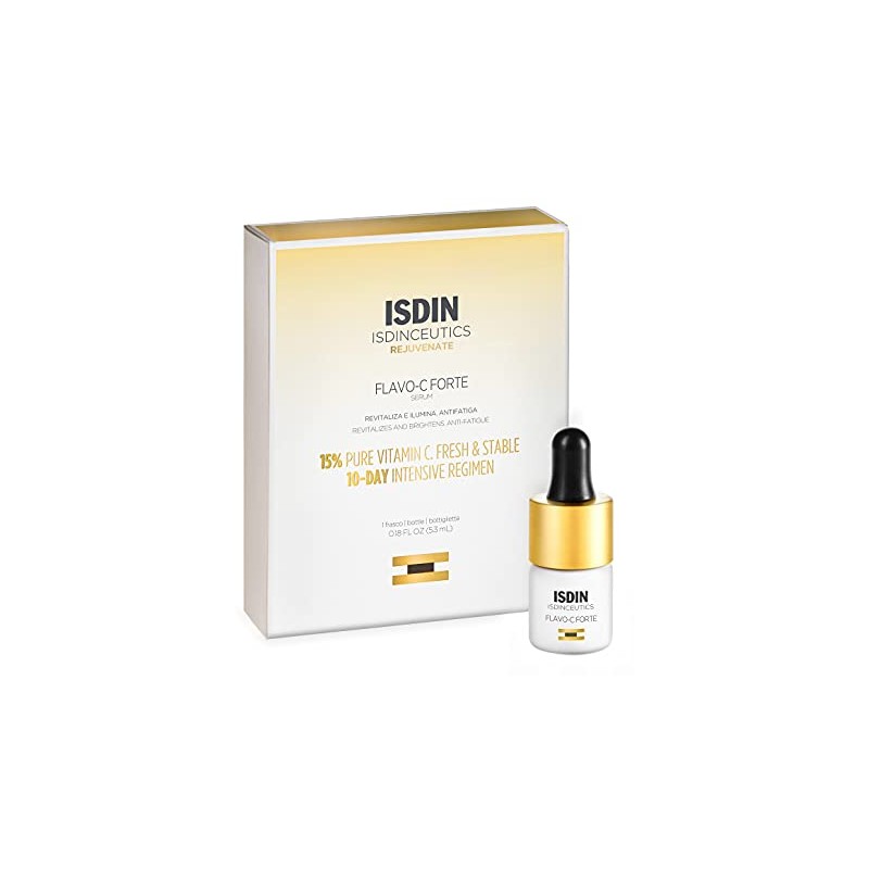 ISDIN 690021507 Isdinceutics Flavo-C Forte, Sérum Facial Antioxidante 5.3ml