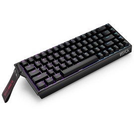 NSYCA WIN68 HE Hall Effect Keyboard, Rapid Trigger Magnetic Gaming Keyboard, 8000Hz Polling Rate, DKS & SOCD, 0.01mm Adjustable, RGB PBT Keycaps, 60% Wired Keyboard for FPS Gaming PC & Mac，Black