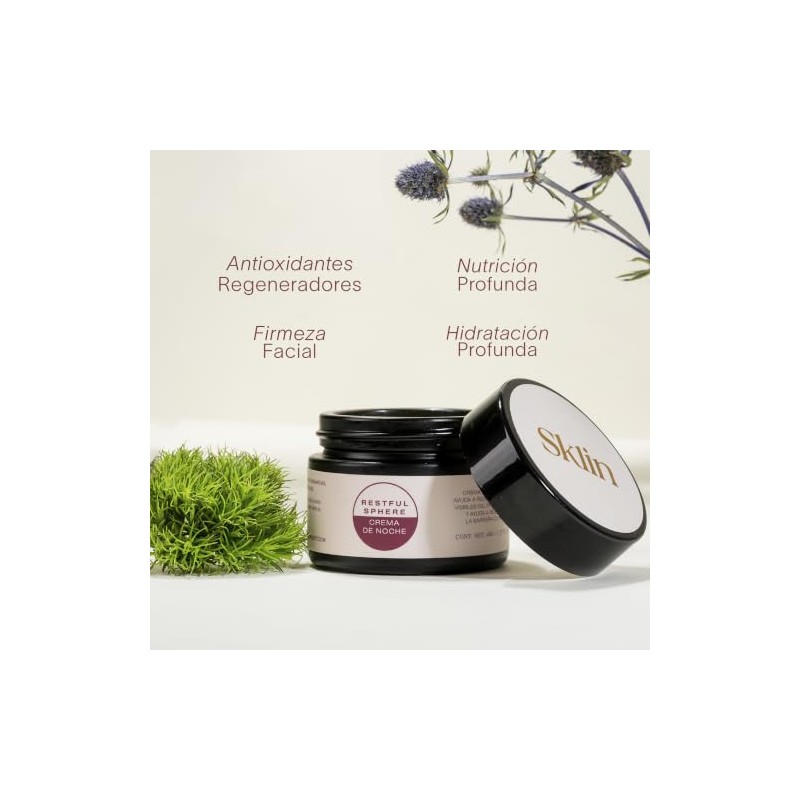 Crema de Noche Restful Sphere - Hidratación Regeneradora con Karité,