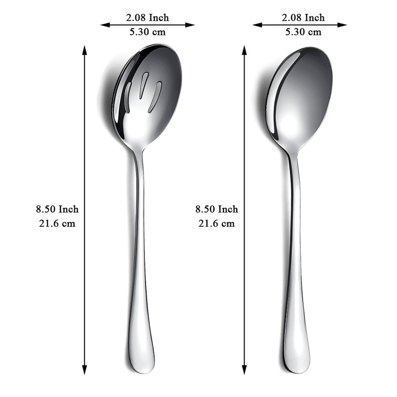 Serving Spoons Pack of 8, Kyraton Large Serving Spoons for