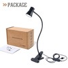 CeSunlight Clip Desk Lamp, USB Reading Light, Flexible Neck Led