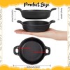 Ziliny Mini Cast Iron Skillets 5 x 5 x 1.2