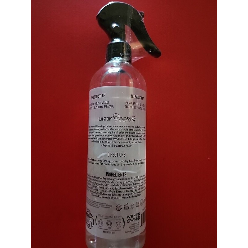URBAN HYDRATION HYDRATE & REPAIR HONEY DETANGLER & REFRESHENER LEAVE