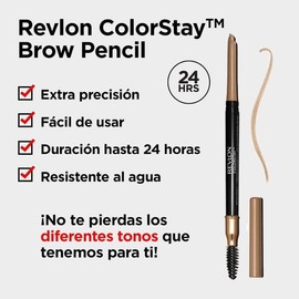 Delineador de cejas Revlon ColorStay en lápiz 220 Dark Brown 0.35 g