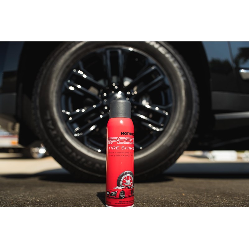 Mothers Speed Tire Shine, 15 oz. Aerosol — Long-Lasting, High-Gloss