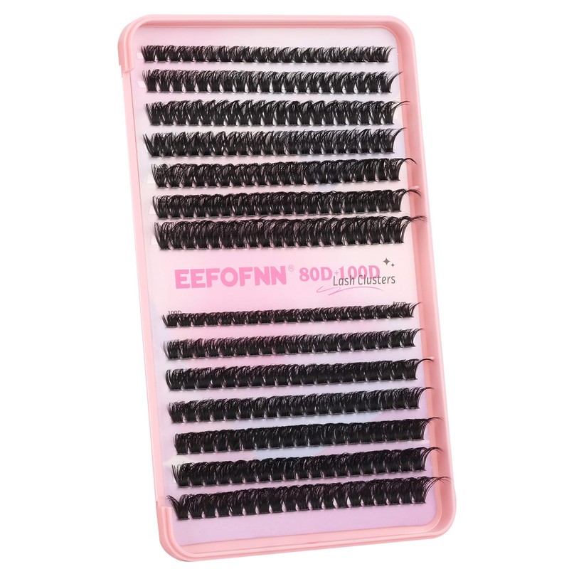 Lash Clusters DIY Lash Extensions Fluffy Individual Eyelashes 80D 100D
