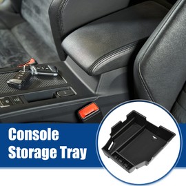 X AUTOHAUX Front Center Console Organizer Tray Fit for Chevy Traverse - Pack of 3 Black