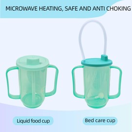 UKYCEORA Liquid Food Care Cup, Suitable for Elderly People Who can Only Eat Liquid Food and Patients Recovering after Surgery.