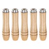 sourcing map 5pcs Wooden File Handle 3.54 Inch Round Hole