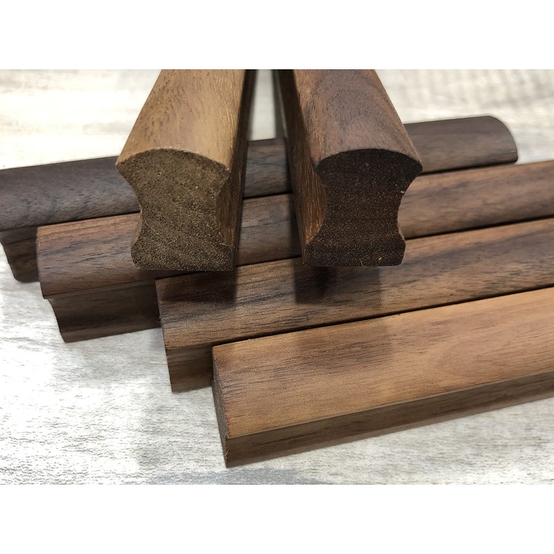 Tsnamay 4Pcs Drawer 5.12"/130mm Solid Pulls Walnut Kitchen Wardrobe Cabinet