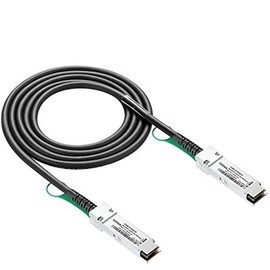 40G QSFP+ DAC Cable - 40GBASE-CR4 Passive Direct Attach Copper Twinax QSFP Cable for Cisco QSFP-H40G-CU2M, Mikrotik, Open Switch Devices, 2-Meter(6.5ft)