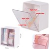 Lawen Creative Set of 2 ABS cotton buds storage with