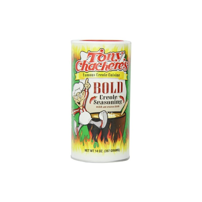 Tony Chachere's Bold Creole Seasoning 14oz Canister (Pack of 3)