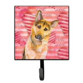 Caroline's Treasures German Shepherd #2 Love 2 Wall Hook, Small, Multicolor