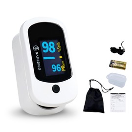 パルスオキシメーター 付属品5点セット【指定管理医療機器認証・国内検査済み(365日保証 厚生労働大臣認定) 】 脈拍測定器 酸素濃度計 心拍計 家庭用 正常値 心拍計 脈拍 血中酸素濃度計 Spo2 【指定名義で領収書発行可能】