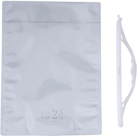 Iwatani Materials Food Storage Bag, Easy Sealing, Food Stock, For Rice, 5.5 lbs (2.5 kg)