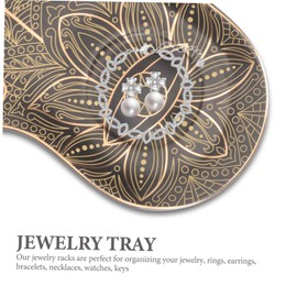 Alipis Jewelry Display Tray Bergamot Eye Tray Decorative Cup Mat Coasters for Drinks