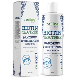 Anti Dandruff Shampoo for Men - Tea Tree Oil & Zinc Shampoo for Dandruff & Thinning Hair (8 OZ)