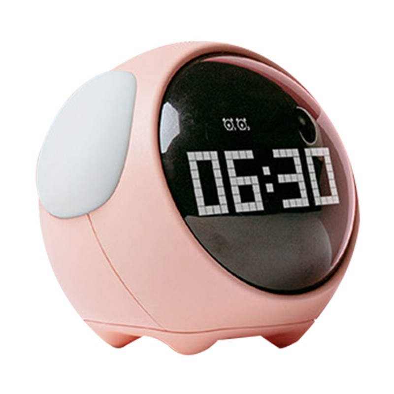 Expression Clock Cute Dog Shape Multifunctional LED Digital Alarm Clock