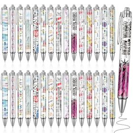 Sayglossy 30 Pcs New York City Ballpoint Pen New York Souvenirs Gifts NYC Travel Gift Pen Bulk Retractable USA NY Souvenirs for Office Supplies Traveler Gift