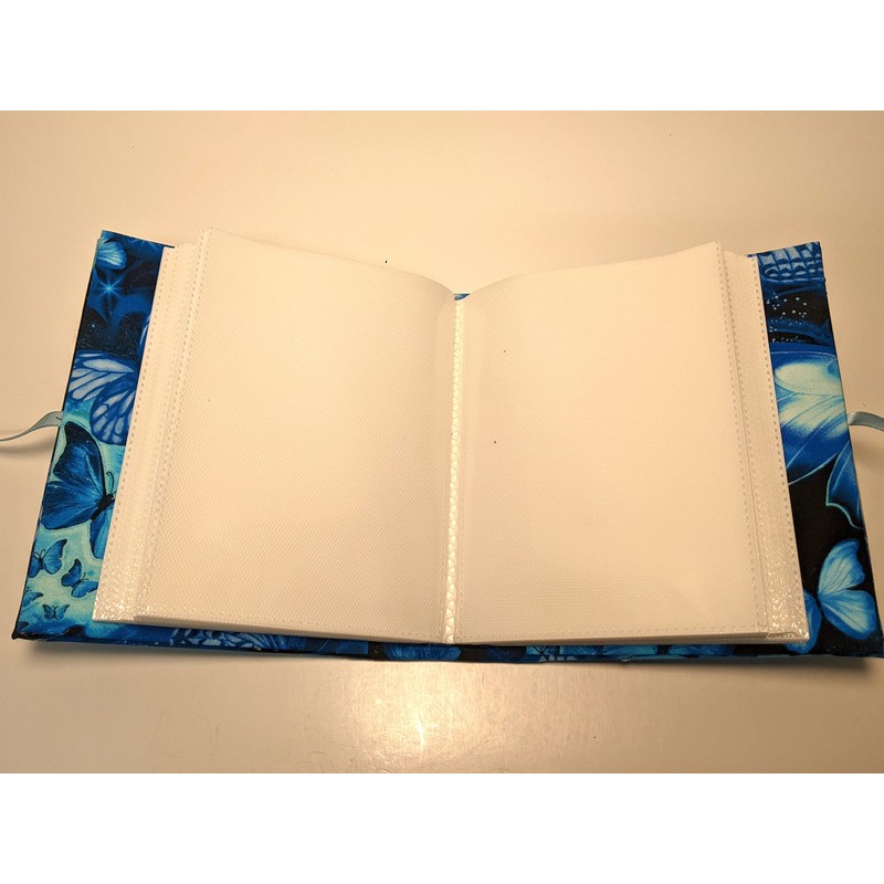 Timeless Treasures Blue Butterfly Photo Album - Holds 100 4