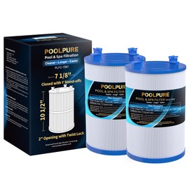 POOLPURE C-7367 Spa Filter Replaces PD075-2000, Dimension One 1561-00, Filbur FC-3059, Excel Filters XLS-7005, Aladdin 17541, Baleen AK-60035, 75 sqft Hot Tub Filter Cartridge 2PACK