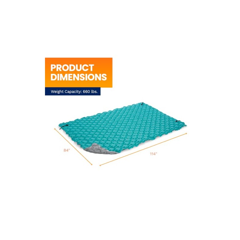 Intex- Tapete inflable , para alberca , 114 X 84