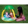 Poolmaster Learn-to-Swim Go Bananas Monkey Inflatable Kiddie Pool With Canopy
