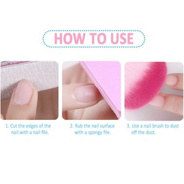 4 Pieces Nail Dust Brush, Nail Arts Dust Cleaner Brush for Cleaning, Makeup Brush, Soft Multifunctional Brush for Nail Art, Makeup (Purple and Rose)