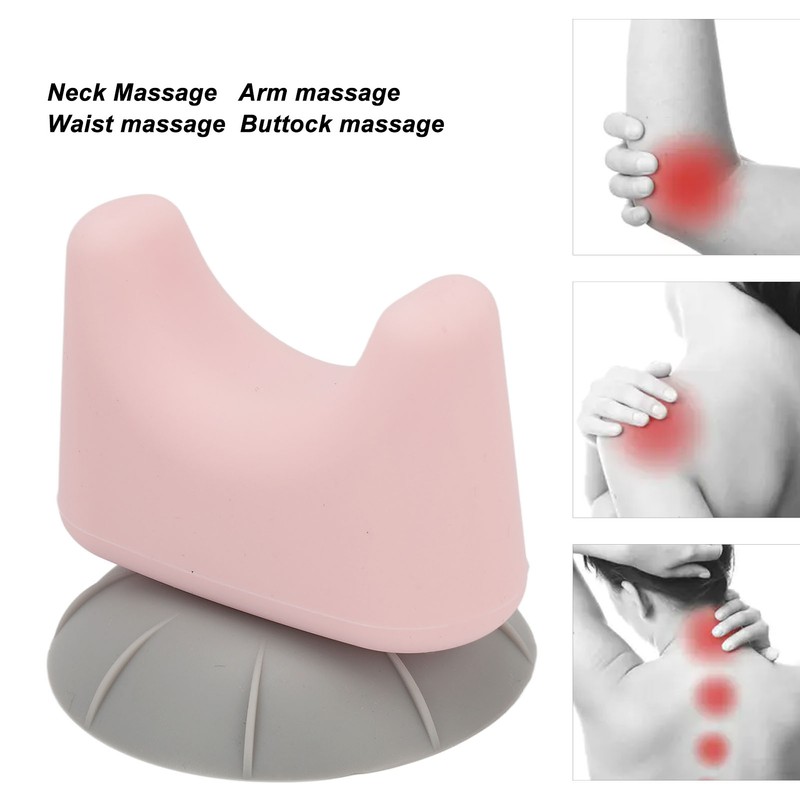 Muscle Massager Ball U Shaped Suction Cup Soft Silicone Fascia
