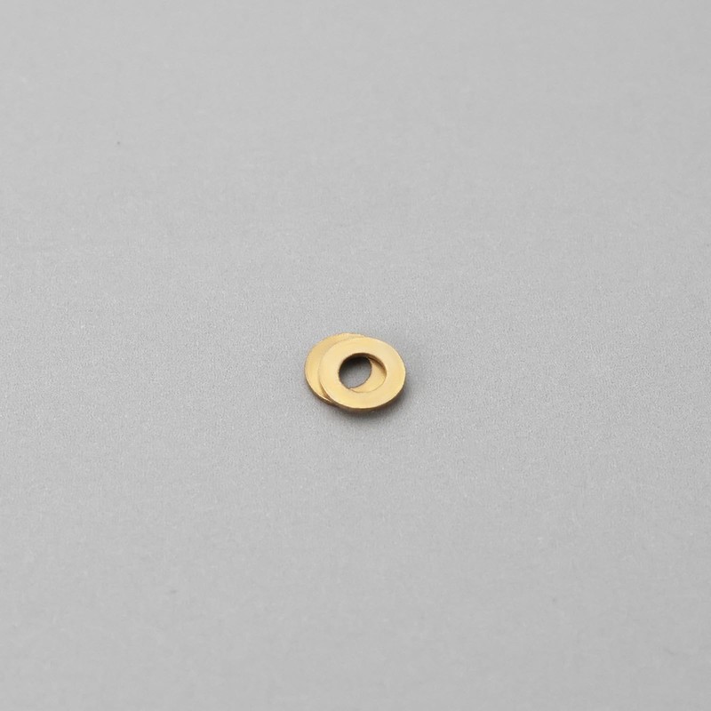 eMagTech 50PCS M1.4 Miniature Brass Washers, Flat Copper Sealing Washers