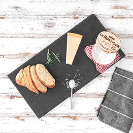 Argon Tableware Starter Serving Slate Side Plate for Food and Antipasti - 29 x 12cm