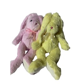 Weighted stuffed animal, plush bunny rabbit with 2 1/2 lbs, washable weighted buddy