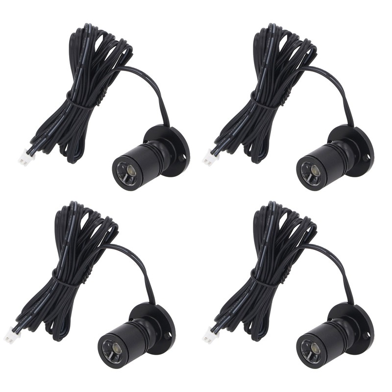 4pcs LED Display Spot Lights 5V Dimmable USB Mini Spotlight