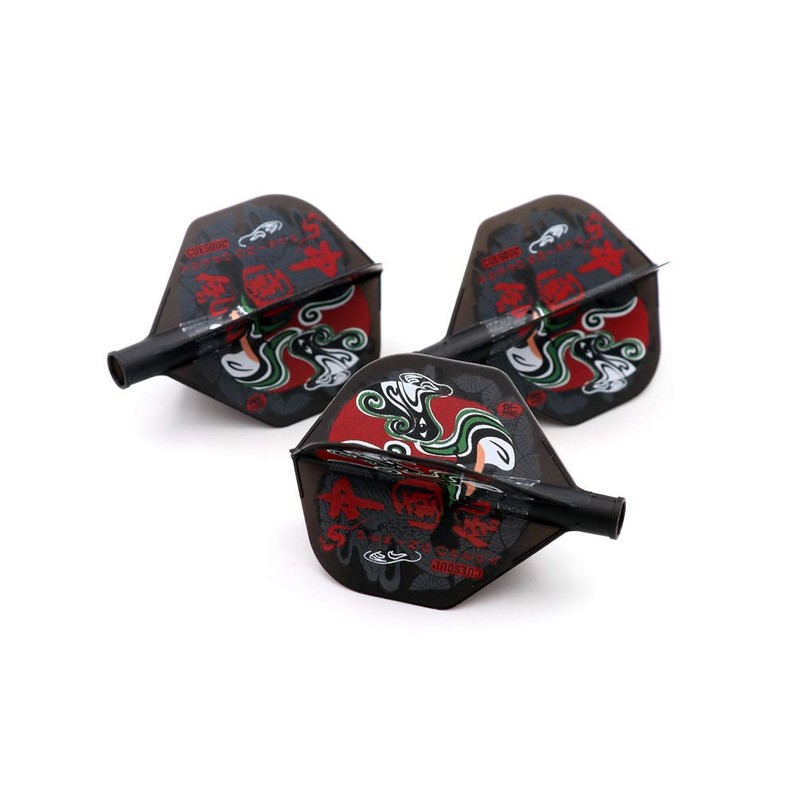 CUESOUL TERO AK4 Dart Flights Forma estándar, diseño de ópera