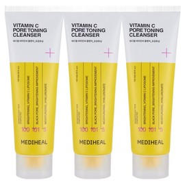 Mediheal Pore Toning Vitamin C Cleansing Foam, 120ml, 3 pieces / 메디힐 모공토닝 비타민씨 클렌징폼, 120ml, 3개