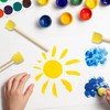 Pndeyo 10pcs Round Sponge Brushes for Painting, Foam Paintbrushes with