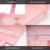TOPASION Mesh Shower Caddy Bag Portable Small Hanging Toiletry Tote