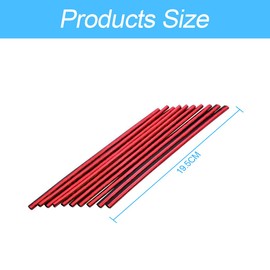 Adunsiaoto Pack of 20 Car Air Vent Decoration, Car Styling Ventilation Grille Trim, Car Air Conditioning Decoration Strips, Air Vent Decoration (Red)