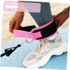 WOONEKY 1Pc Pink Ankle Strap for Fitness Resistance Band Durable