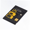 Gatuida 10pcs Sim Card Adapter Kit Nano Sim Adaptor Mobile