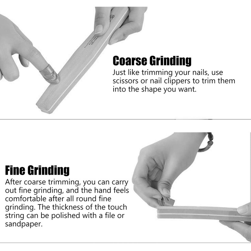 Guitar Picks, 4Pcs Thumb Picks Finger Pick Pack Guitar Finger