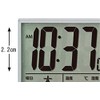 RHYTHM 8RZ211SR03 Alarm Clock, Radio Clock, Vibration, Vibration Alarm Function,